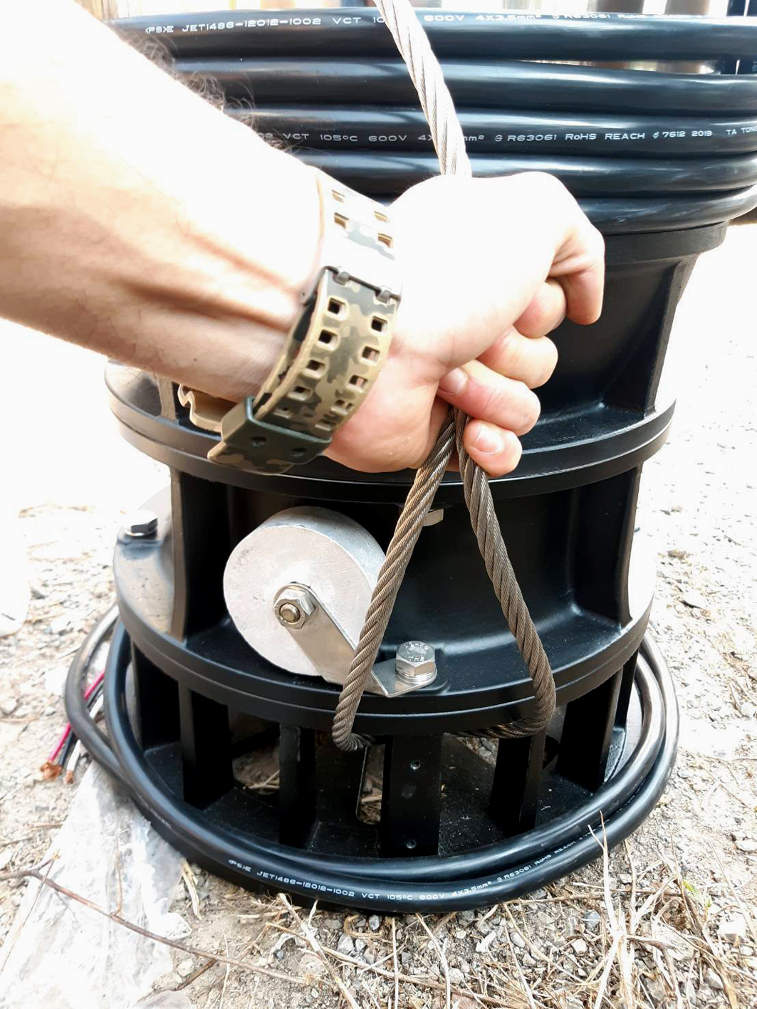 Shrimp Farm Water System in Chachoengsao, Thailand Shrimp Farm Water System in Chachoengsao, Thailand